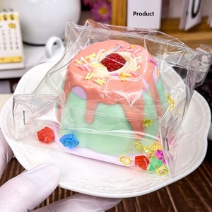 Jouet sensoriel anti-stress en silicone et cuir PU, super doux, à presser, pour soulager l'anxiété au bureau, cadeau de Noël - Product Image 5