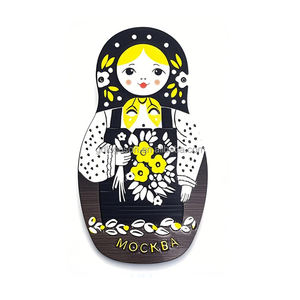 Vente en gros <span class=keywords><strong>pas</strong></span> <span class=keywords><strong>cher</strong></span> cadeau motif <span class=keywords><strong>matriochka</strong></span> poupée gigogne impression sur feuille aimants pour réfrigérateur russie poupées gigognes aimants cadeaux souvenirs - Product Image 5