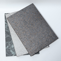 Planche en bois massif multicouche texturée gris argenté écologique E0 haute densité pour meubles de maison et décoration de cuisine