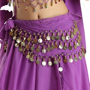 Festival Clothing Ecoparty Women's Belly Dance Hip <strong>Scarf</strong> Performance Outfits Skirt - Product Image 5