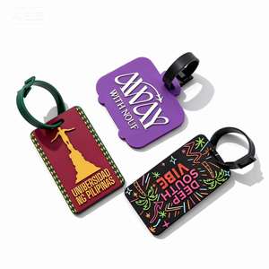 Étiquettes de bagages personnalisées avec logo, colorées et uniques, pour l'identification des bagages, pour femmes et hommes - Product Image 6