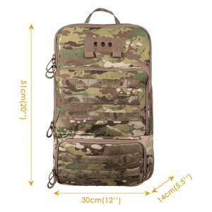 Sac à dos tactique médical imperméable 45L pour homme 2025, haute qualité, antivol, trousse de premiers soins, style tendance, équipement d'aventure - Product Image 2