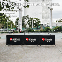 Barrière de terrain de pickleball professionnelle pour enfants, séparateur de balles portable, pour intérieur et extérieur, motif uni, style tendance