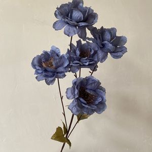 จินซี ช่อดอกไม้ประดิษฐ์ 80 ซม. ผ้าไหมสีแดง สำหรับตกแต่งงานแต่งงาน - Product Image 3