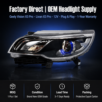 Ensemble de phares avant pour GEELY Livan X3 PRO Bac X3 Pro, remplacement du phare gauche