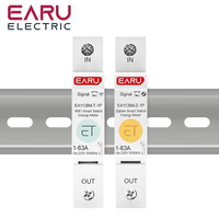 Compteur d'énergie intelligent Tuya Wifi Zigbee kWh avec disjoncteur, relais temporisé et protection contre les fuites de tension EAYCBM-1P