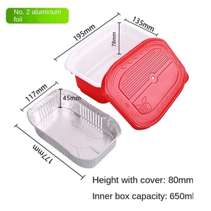 Dùng một lần ngoài trời tự động sưởi ấm Hộp Ăn Trưa với nắp nhựa an toàn và thuận tiện - Product Image 2