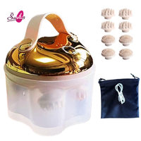 Appareil de massage facial rechargeable et étanche IPX7, masseur électrique du cuir chevelu pour la relaxation et la stimulation de la croissance des cheveux