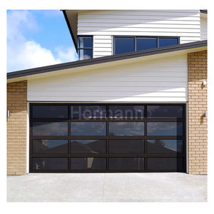 <span class=keywords><strong>Porte</strong></span> de <span class=keywords><strong>garage</strong></span> automatique électrique réfléchissante sectionnelle en aluminium avec miroir en verre 9*7 moderne personnalisé <span class=keywords><strong>HORMANN</strong></span> Design graphique OEM - Product Image 5