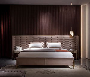 Lussuosi letti singoli King/Queen-Size di alta qualità imbottiti <span class=keywords><strong>per</strong></span> Villa camera da <span class=keywords><strong>letto</strong></span> o appartamento mobili <span class=keywords><strong>per</strong></span> <span class=keywords><strong>dormire</strong></span> - Product Image 2