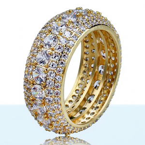 Anillo de Compromiso de Diamante de Laboratorio de Lujo, Chapado en Oro de 14K, Vintage, Certificado, Talla Personalizada, Corte Brillante, Unisex, Regalo - Product Image 1