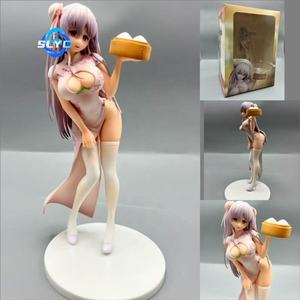 Uni0创意UC桃包子女孩旗袍动漫人物模型收藏品 - Product Image 4