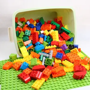 थोक प्लास्टिक चर पशु संगत लेगो बारीक बिल्डिंग ब्लॉक सेट Diy इमारत ब्लॉकों खिलौना शैक्षिक बच्चों के लिए