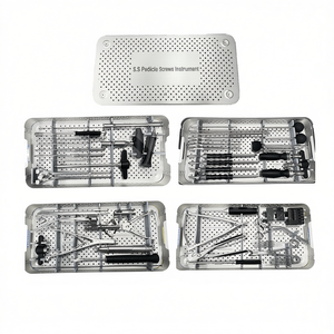 Spine Surgery <b>Set</b> PLIF/TLIF Manual Minimal Invasive Pedicle <b>Screw</b> Instruments CE Certified ISO13485 Compliant by Surgi Right - Product Image 1