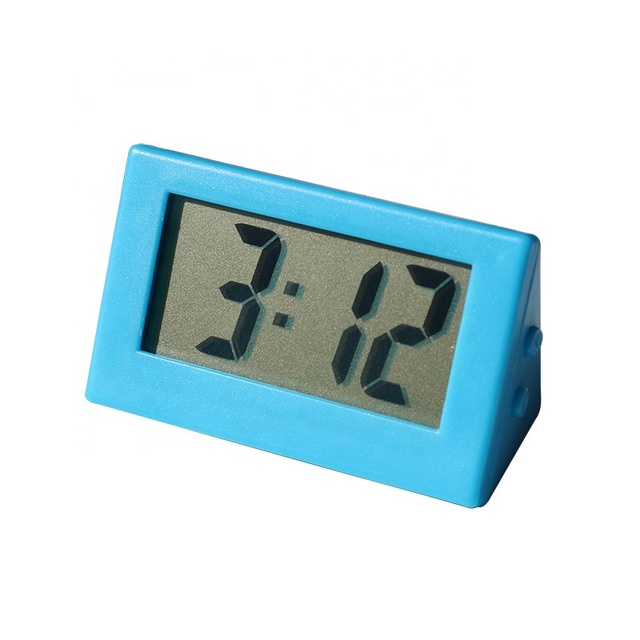 Triangle Shape Cheap Mini Digital Car Clock in a Car for Car Dashboard 308