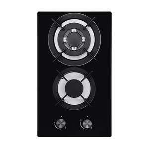 Built-in <strong>LPG</strong>/Natural <strong>Gas</strong> <strong>Cooker</strong> Tempered Glass Panel Manual Ignition High-Power 3200W for Burner Knob Control for Household - Product Image 1