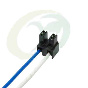 Portalámparas de pie doblado de alambre de cobre para automóvil H7 con enchufe de faro de motocicleta de bloqueo - Product Image 1