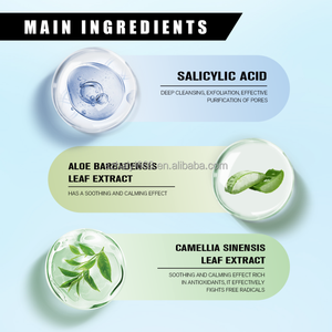 Nettoyant visage à l'extrait d'<span class=keywords><strong>aloe</strong></span> <span class=keywords><strong>vera</strong></span> <span class=keywords><strong>pour</strong></span> hommes, nettoyant anti-acné, contrôle de l'huile, rétrécissement des pores, nettoyant moussant rapide <span class=keywords><strong>pour</strong></span> le visage - Product Image 2