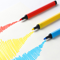 Marqueurs d'aquarelle lavables Triangle Grip pour enfants, stylo marqueur artistique non toxique