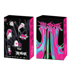 55 pz/set di KPOP randagi per bambini <span class=keywords><strong>Album</strong></span> Rock Star foto in scatola cartolina BangChan Han HyunJin Felix LOMO carte regalo per fan - Product Image 3