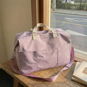 New Style Luxury Large Portable Travel Handbag Casual <b>Overnight</b> <b>Bag</b> for Short Trip Creative Small Black Zipper Travel <b>Bag</b> - Product Image 3