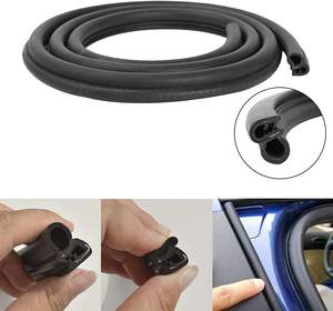 Pelindung tepi pintu mobil, Strip karet penyegel pelindung pintu mobil kualitas tinggi Performa bagus - Product Image 3