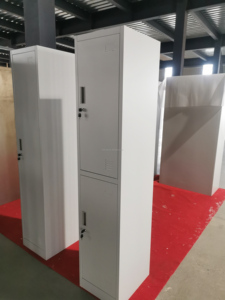 Armoire murale en acier à 2 portes, design de casier métallique pour vestiaire, utilisation en salle de sport - Product Image 5