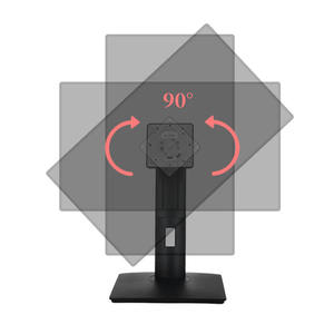 ที่ใส่จอภาพสีดำแบบพรีเมี่ยมใหม่ที่ยึดหน้าจออะลูมิเนียมอัลลอยปรับความสูงได้ปรับความเอียงได้ฟังก์ชันหมุน <span class=keywords><strong>VESA</strong></span> - Product Image 6