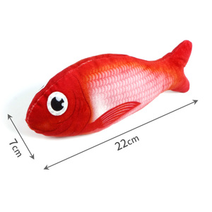 Explosión Venta caliente gato mascota juguetes de peluche simulación pescado hierba gatera mariscos pescado masticar mordedura burlas suministros para gatos - Product Image 3
