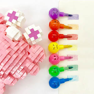 Maxwri สีเทียนซ้อนกันได้,ดินสอซ้อนซ้อนซ้อนซ้อนกันได้ทำจากพลาสติกมีหลายสีสำหรับวาดภาพกราฟฟิตี้เด็ก - Product Image 5