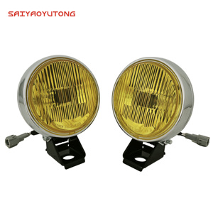 <span class=keywords><strong>Phare</strong></span> antibrouillard universel haute performance 12V IKI 2030 avec boîtier chromé et verre jaune H3 pour 4x4, SUV et véhicules tout-terrain - Product Image 5