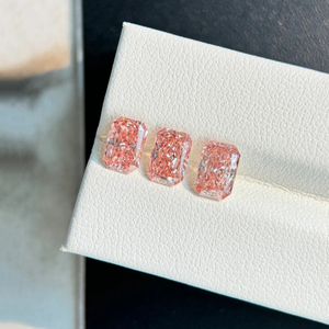 Giấy chứng nhận IGI 1CT 2ct ưa thích màu hồng sống động phòng thí nghiệm phát triển kim cương rạng rỡ đệm hình bầu dục Lê cắt màu ưa thích phòng thí nghiệm hpht cvd kim cương - Product Image 3