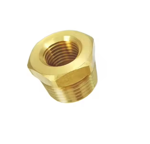 Embout hexagonal à filetage mâle multi-tailles, <span class=keywords><strong>1</strong></span>/8\", <span class=keywords><strong>1</strong></span>/4\", 3/8\", <span class=keywords><strong>1</strong></span>/<span class=keywords><strong>2</strong></span>\", 3/4\", en laiton, embout hexagonal pour tuyaux - Product Image 4