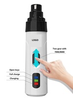 Vente flash Produits pour animaux de compagnie Meuleuse à ongles LED pour chien Outils de toilettage des ongles doux pour animaux de compagnie Conception à faible bruit