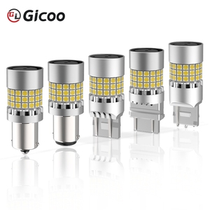 Ampoule LED P21W T20 1156 Rouge 1157 3030 45SMD 60W P21/5W 7440 7443 BA15S BAY15D Feu Stop de Recul Clignotant de Voiture - Product Image 5