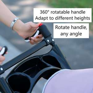 Küçük ve orta boy evcil hayvan arabası için yeni stil evcil hayvan arabası hafif katlanabilir ayrılabilir - Product Image 5