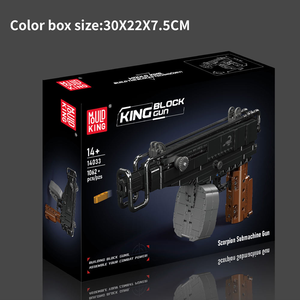 Mould King 14033 1062PCS Pistola Subfusil Escorpión, Set de Bloques de Construcción, Modelo MOC, Juguete Técnico de Plástico, Regalo Moderno para Festividades - Product Image 6