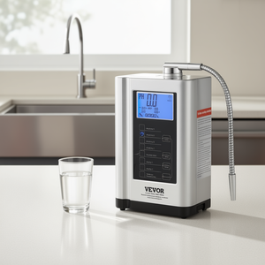 Ionizador de Agua Alcalina Vevor, 7 Ajustes, 650mV ORP, 8000L Año, pH 3.5-10.5, Purificador de Agua Hidrogenada, Enchufe Estadounidense, Eléctrico - Product Image 2