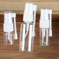 Vente en gros de flacons pulvérisateurs en plastique HDPE à bec verseur blanc de 10 ml, 20 ml, 30 ml, flacon pulvérisateur pour le nettoyage nasal