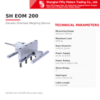 Système de capteur de pesage de surcharge d'ascenseur fiable SH-EMO-300, moderne, compact et précis, pour usage en appartement