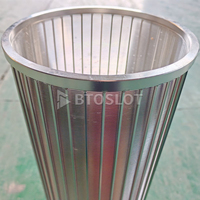 Filtro de Tambor de Alambre en Cuña SS304, Cilindros de Filtro de Alambre en Cuña para Tratamiento de Aguas Residuales y Eliminación de Desechos