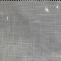 Offre Spéciale voile blanc linge polyester sheer rideau tissu pour chambre
