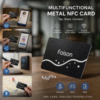 Carte Métallique Intelligente Personnalisée Gravée Sans Contact, Programmable, Fonctionnalité Tap to Share, Carte de Visite, Vente en Gros, Fabricant Direct d'Usine