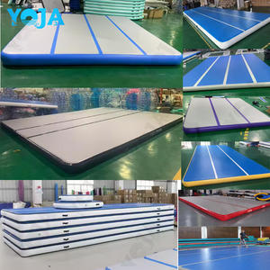 Piste de tumbling gonflable personnalisée, sol DWF, trampoline Airtrack, matériau de <span class=keywords><strong>gymnastique</strong></span>, tapis d'air gonflable, <span class=keywords><strong>matelas</strong></span> d'atterrissage gonflable - Product Image 4