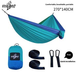 Camping en plein air pour une personne hamac ultra léger en nylon taffetas hamac balançoire en tissu parachute - Product Image 6
