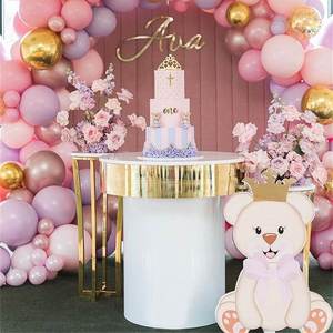 Base para Pastel de Boda de Diseño Nuevo y Popular 2025, Acrílico de Alta Calidad con Iluminación LED Romántica de Lujo - Product Image 6