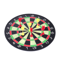 Tableau de score de fléchettes portable en plastique personnalisé de 15 pouces, ensemble de fléchettes pour club, jeu de fléchettes magnétique pour enfants