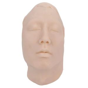 Visage vif mâle corps <span class=keywords><strong>humain</strong></span> suture modèle Suture formation visage Injection pratique Silicone tête modèle avec <span class=keywords><strong>squelette</strong></span> - Product Image 1
