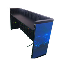 Cabines de DJ LED pleine couleur intérieures et extérieures de haute qualité, haute luminosité 5000 cd, étanches IP65, pour concerts temporaires et bars intérieurs