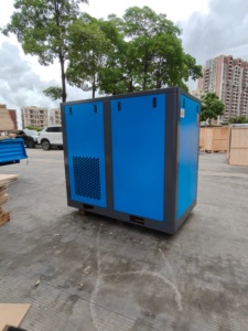Aierken เครื่องอัดอากาศแบบสกรูหมุนความเร็วคงที่สำหรับอุตสาหกรรมสีเครื่องอัดอากาศ IP23 75KW 100HP - Product Image 4